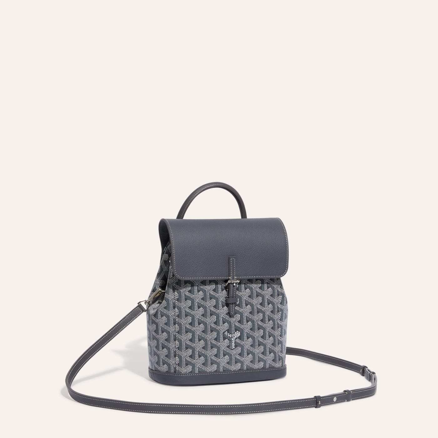 Goyard Alpin Mini Backpack Grey - Image 4